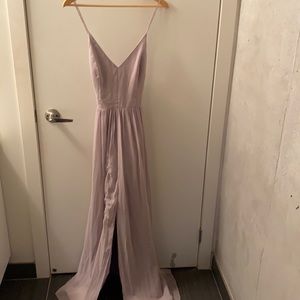 Dressy Criss Cross Strap Backless Maxi Dress